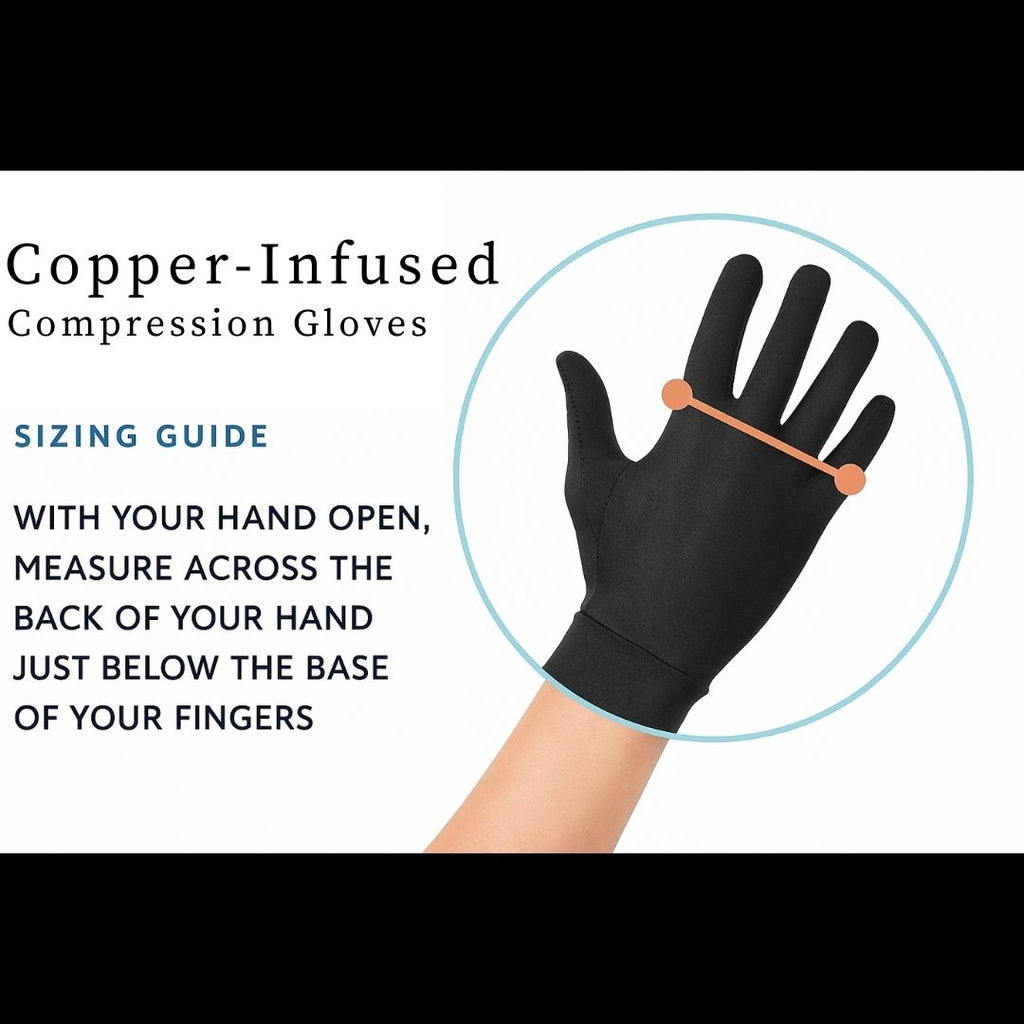 Copper Infused Compression Gloves