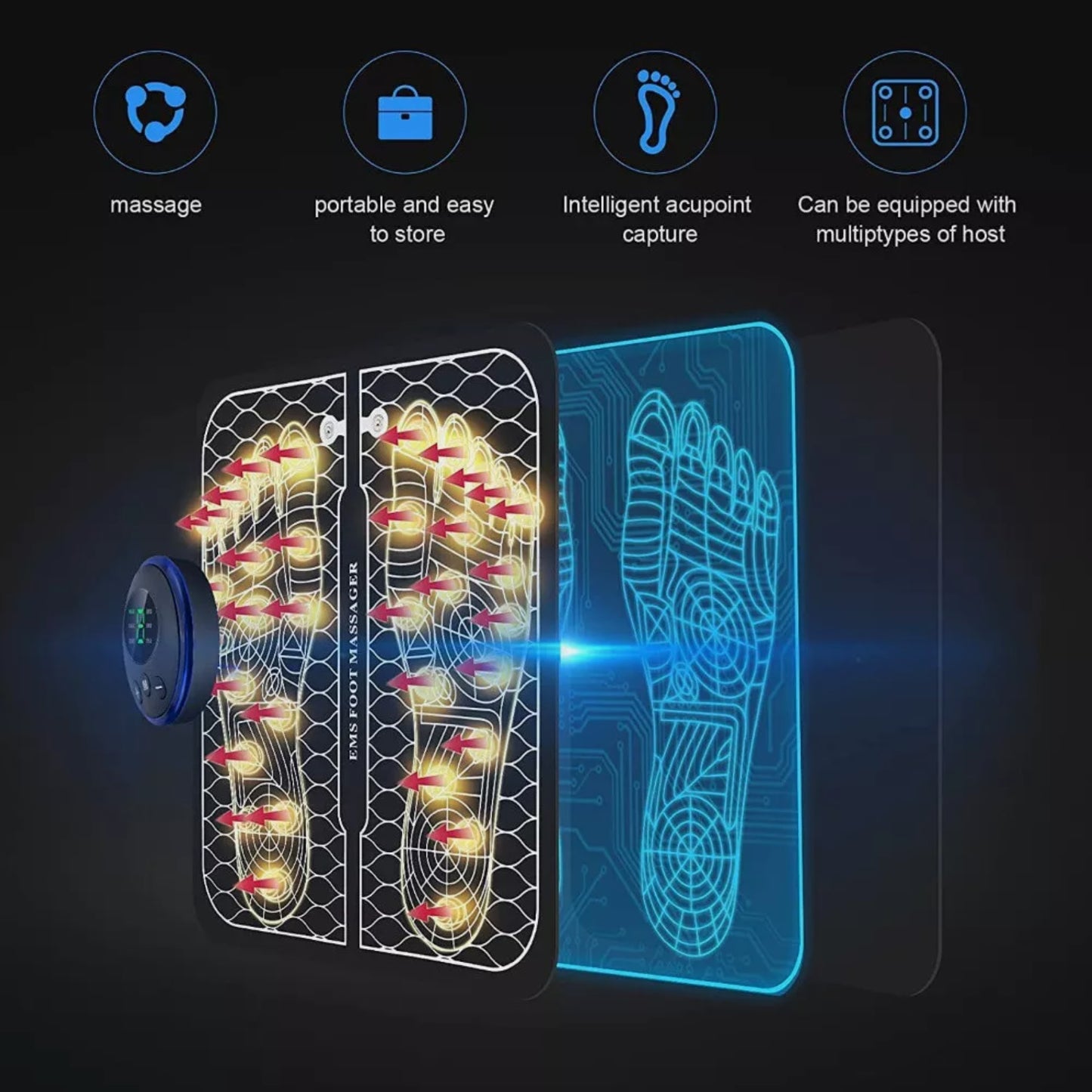 Electric Foot Mat Therapy