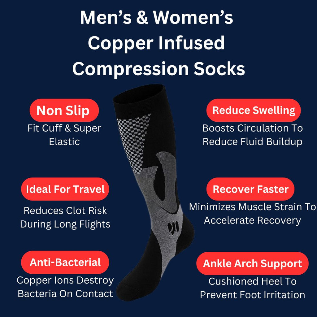 Copper Infused Compression Socks