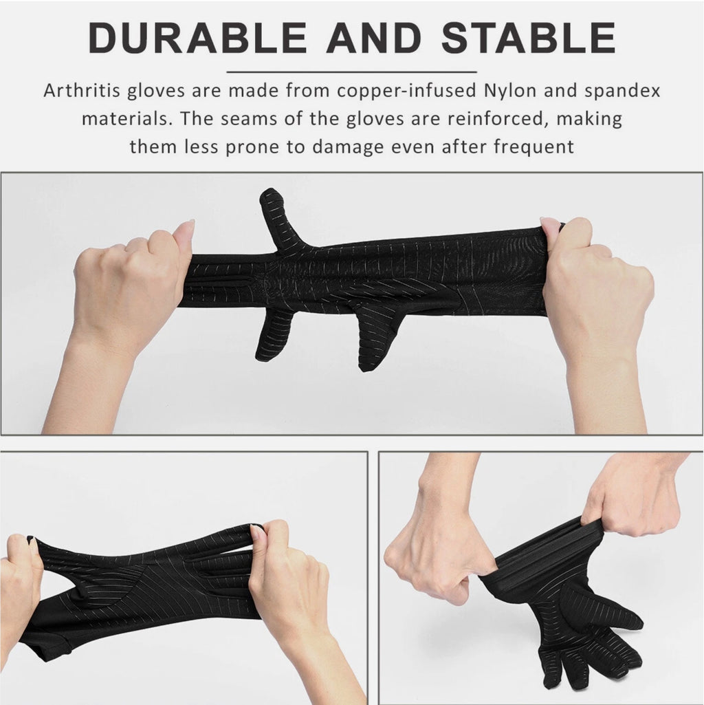 Copper Infused Compression Gloves